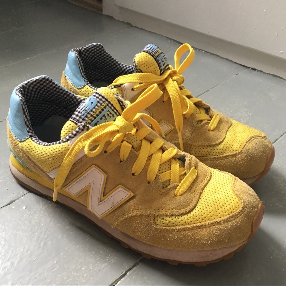 New Balance WI574 Picnic Collection in yellow